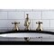 Kingston Brass KC7063AX Widespread Bathroom Faucet with Brass Pop-Up, Antique Brass KC7063AX - alternate 6